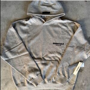 Essentials dark oat  Hoodie small